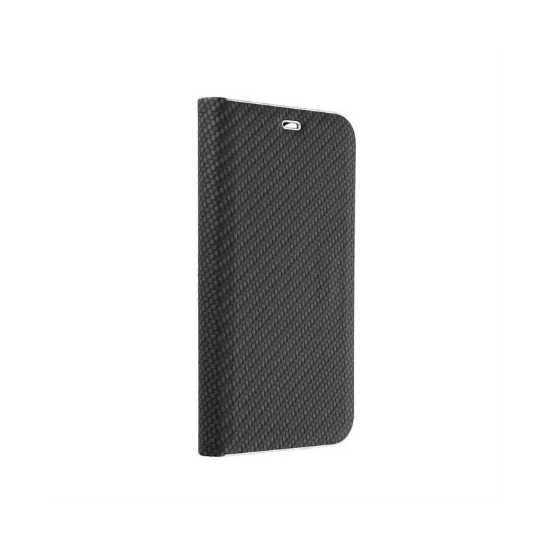 iPhone 14 (6.1") telefon tok, könyvtok, oldalra nyíló tok, mágnesesen záródó, fekete, Forcell Luna iPhone 14 (6.1") telefon tok, könyvtok, oldalra nyíló tok, mágnesesen záródó, fekete, Forcell Luna