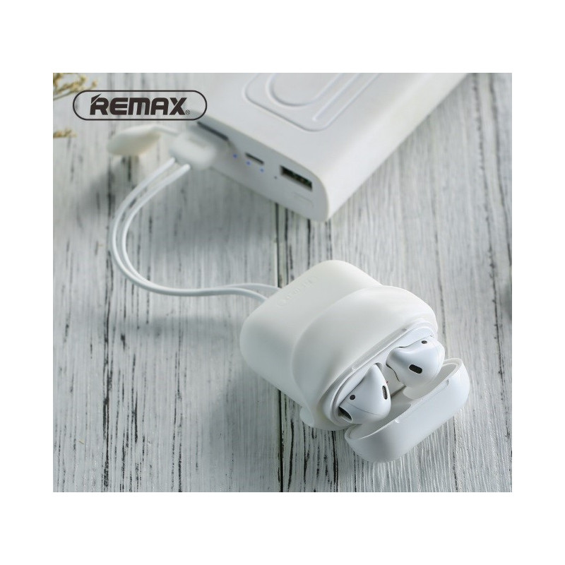 Apple AirPods töltő védőtok, fehér, Remax RC-A6 Apple AirPods töltő védőtok, fehér, Remax RC-A6