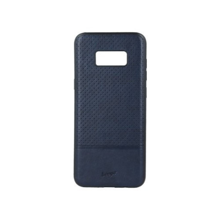 Beeyo Premium Huawei Y5 2018 / Honor 7S sötétkék műbőr bevonatos szilikon tok