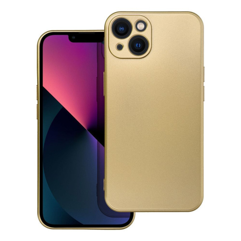 iPhone 15 Pro Max (6.7") hátlap tok, TPU tok, arany, Metallic iPhone 15 Pro Max (6.7") hátlap tok, TPU tok, arany, Metallic