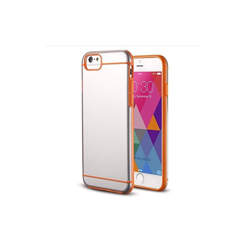 iPhone 6 6S (4,7") narancs TPU kemény hybrid hátlap tok iPhone 6 6S (4,7") narancs TPU kemény hybrid hátlap tok