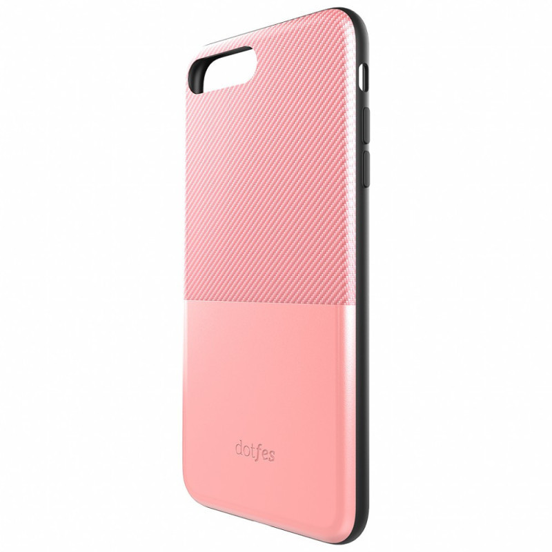 iPhone 6S Plus (5,5") hátlap tok, műanyag tok, bankkártya tartós, carbon prémium, rose gold, Dotfes G02 iPhone 6S Plus (5,5") hátlap tok, műanyag tok, bankkártya tartós, carbon prémium, rose gold, Dotfes G02