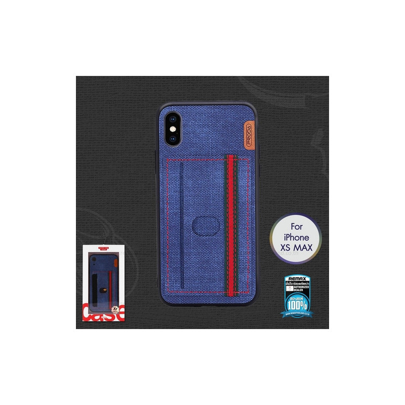 iPhone X / XS (5,8") hátlap tok, bankkártya tartós, kék, Remax Proda Carter iPhone X / XS (5,8") hátlap tok, bankkártya tartós, kék, Remax Proda Carter