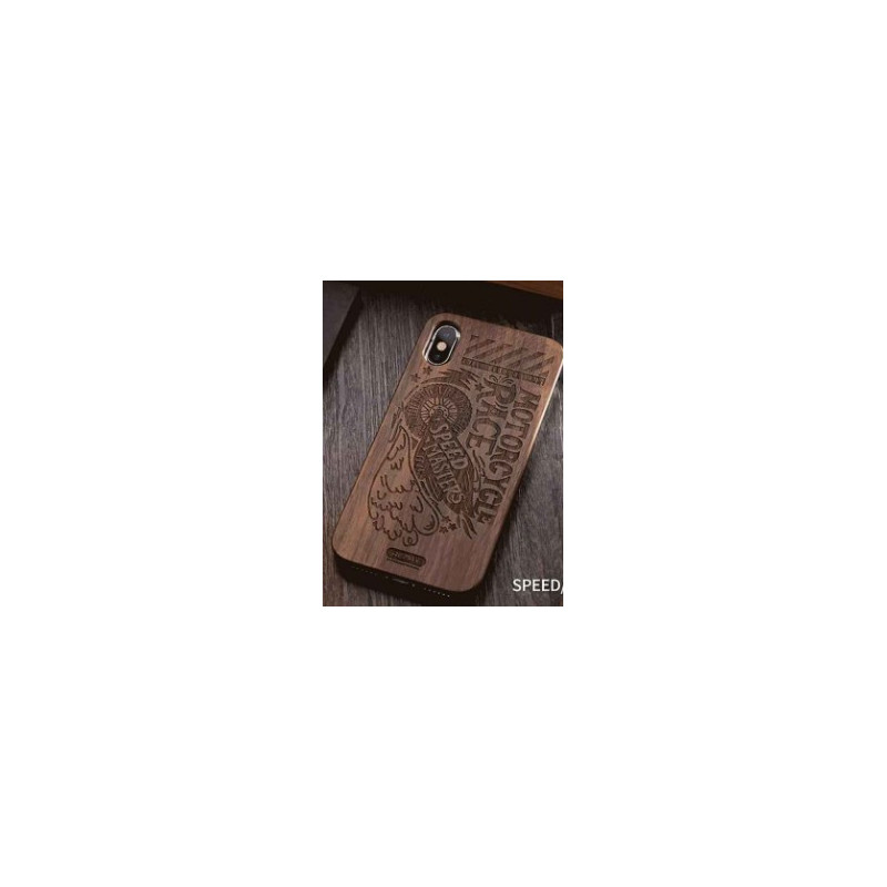 iPhone X / XS (5,8") hátlap tok, fa, Speed masters mintás, Remax RM-1639 iPhone X / XS (5,8") hátlap tok, fa, Speed masters mintás, Remax RM-1639