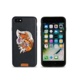 iPhone X / XS (5,8") hátlap tok, Nimo mintás, fekete, Remax RM-1636