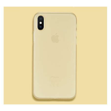 iPhone X / XS (5,8") hátlap tok, TPU tok, arany, matt, Joway BHK31