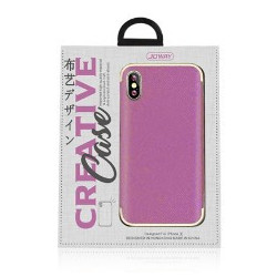 iPhone X / XS (5,8") hátlap tok, TPU tok, rózsaszín, Joway BHK39