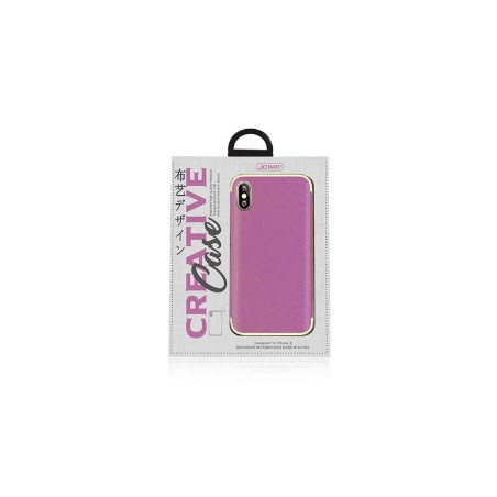 iPhone X / XS (5,8") hátlap tok, TPU tok, rózsaszín, Joway BHK39