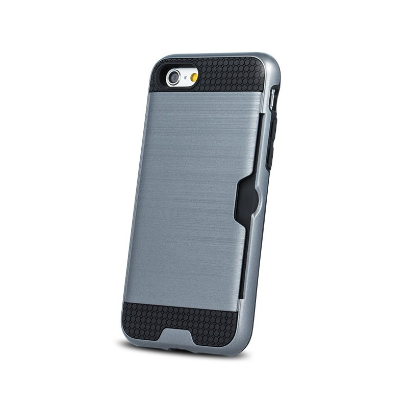 iPhone XS Max (6,5") ütésálló hátlap tok, ezüst, Defender Card iPhone XS Max (6,5") ütésálló hátlap tok, ezüst, Defender Card