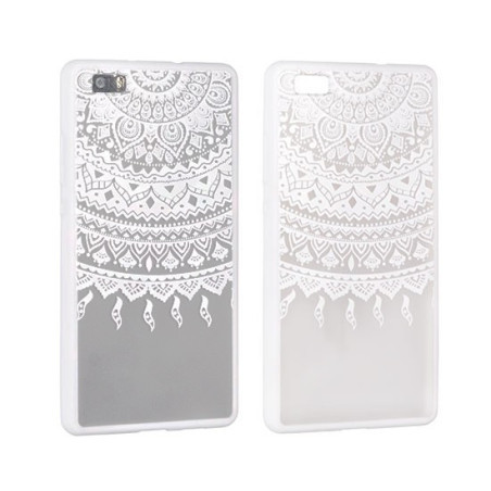 Lace Samsung A320 Galaxy A3 2017 fehér mandala mintás hátlaptok