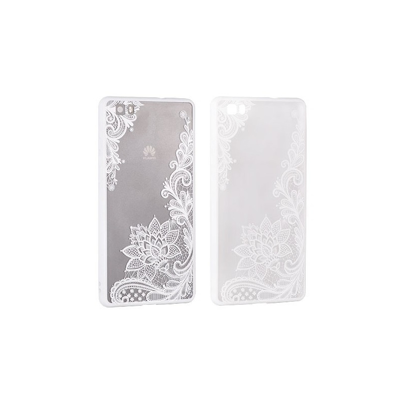 Lace Samsung G955 Galaxy S8 Plus fehér virág mintás hátlaptok Lace Samsung G955 Galaxy S8 Plus fehér virág mintás hátlaptok