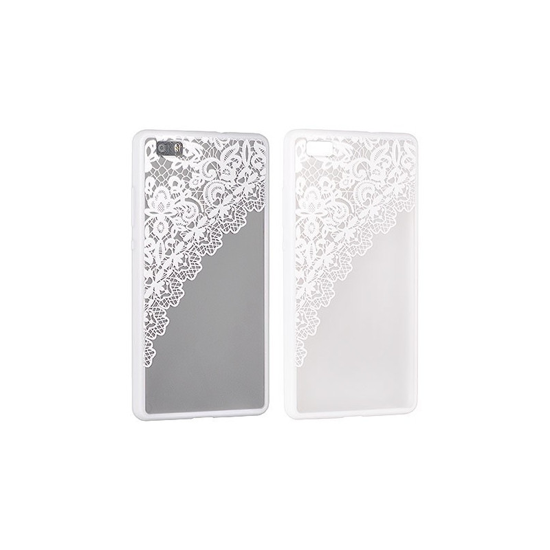 Lace Samsung J327 Galaxy J3 Prime 2017 USA fehér csipke mintás hátlaptok Lace Samsung J327 Galaxy J3 Prime 2017 USA fehér csipke mintás hátlaptok