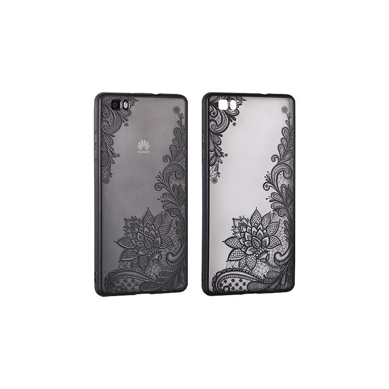 Lace Samsung J327 Galaxy J3 Prime 2017 USA fekete virág mintás hátlaptok Lace Samsung J327 Galaxy J3 Prime 2017 USA fekete virág mintás hátlaptok