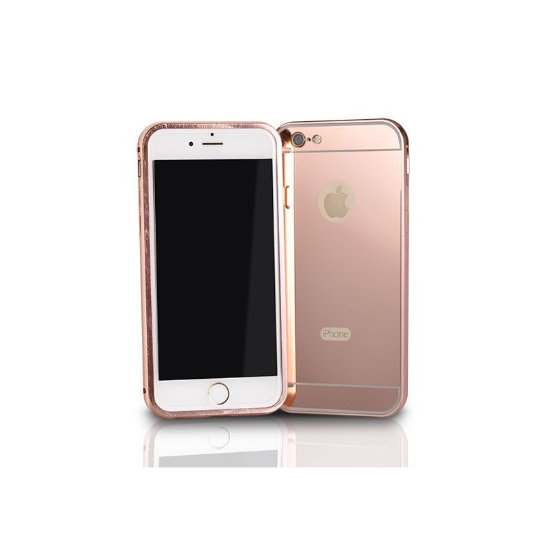 LG K10 K420 K430 rose gold alumínium bumper tükrös hátlaptok LG K10 K420 K430 rose gold alumínium bumper tükrös hátlaptok