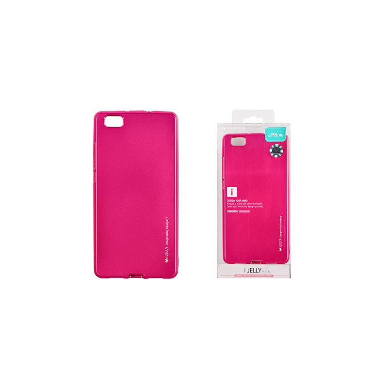 Mercury i-Jelly Metal Huawei Y6 II pink szilikon tok Mercury i-Jelly Metal Huawei Y6 II pink szilikon tok