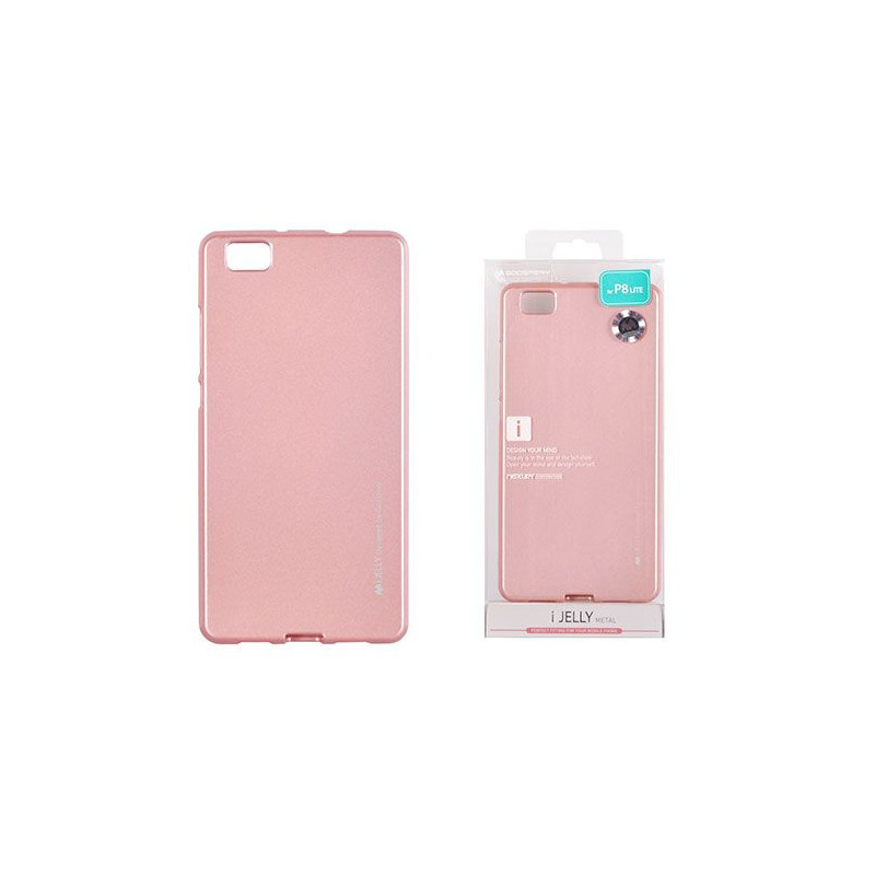 Mercury i-Jelly Metal Huawei Y6 II rose gold szilikon tok Mercury i-Jelly Metal Huawei Y6 II rose gold szilikon tok
