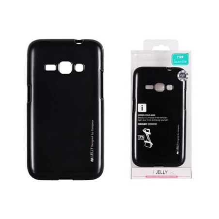 Mercury i-Jelly Metal Samsung J120 Galaxy J1 2016 fekete szilikon tok