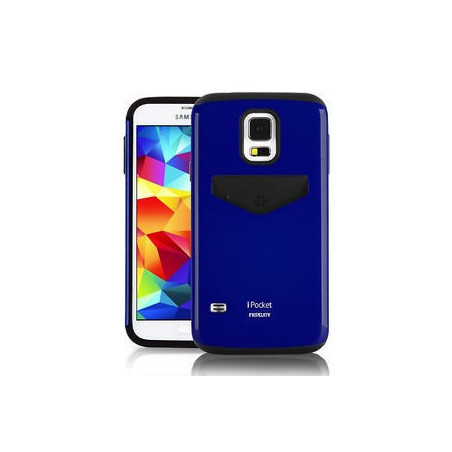 Mercury iPocket Samsung G900 Galaxy S5 sötétkék hátlap tok