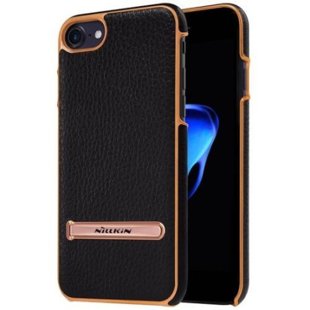 Nillkin M-Jarl iPhone 7 Plus (5,5") iPhone 8 Plus (5,5") fekete bőr prémium hátlap tok