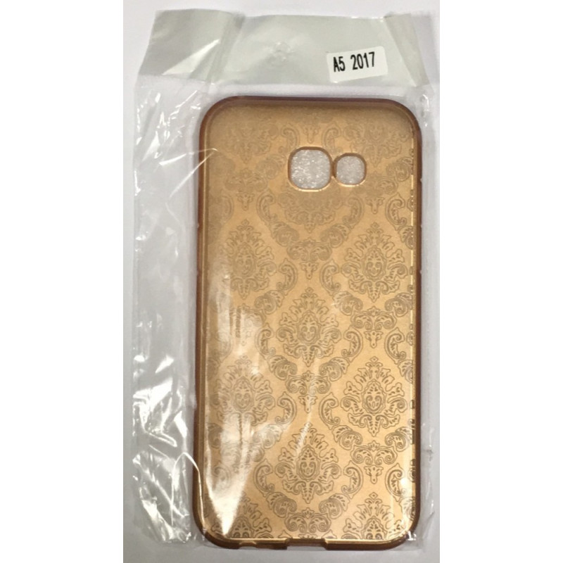 Ornament Samsung A320 Galaxy A3 2017 arany mintás szilikon tok Ornament Samsung A320 Galaxy A3 2017 arany mintás szilikon tok
