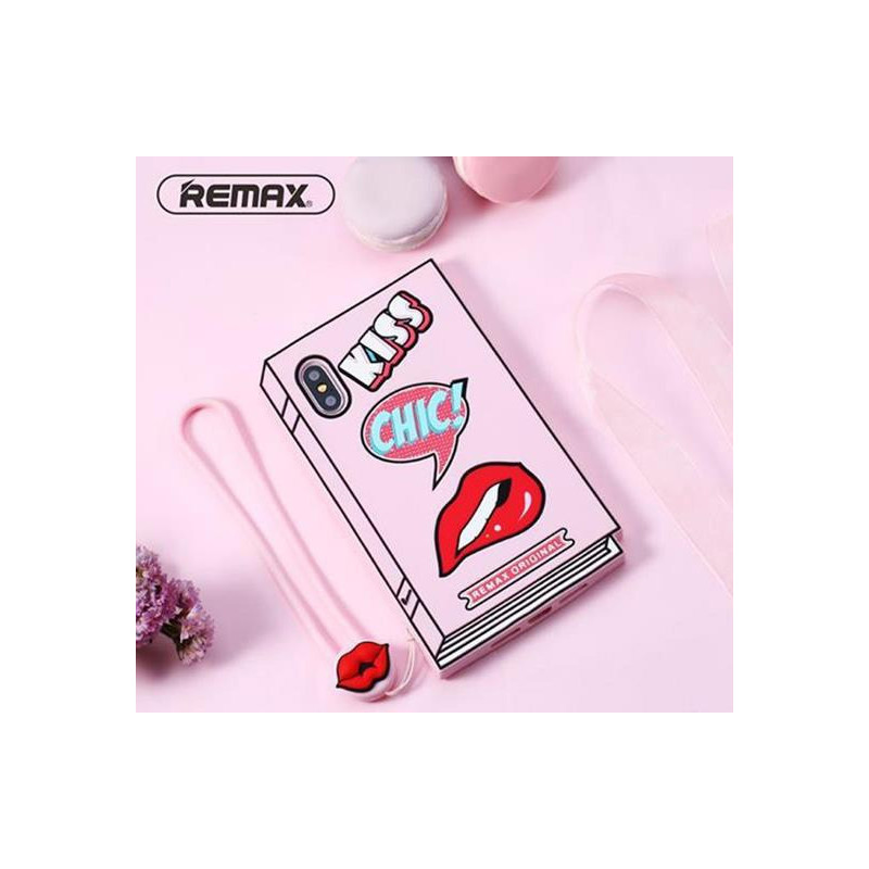 Remax RM-1646 iPhone X XS (5,8") rózsaszín szilikon hátlap tok Remax RM-1646 iPhone X XS (5,8") rózsaszín szilikon hátlap tok