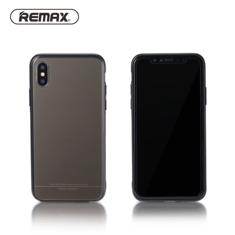 Remax RM-1653 iPhone X / XS (5,8") barna szilikon tok Remax RM-1653 iPhone X / XS (5,8") barna szilikon tok