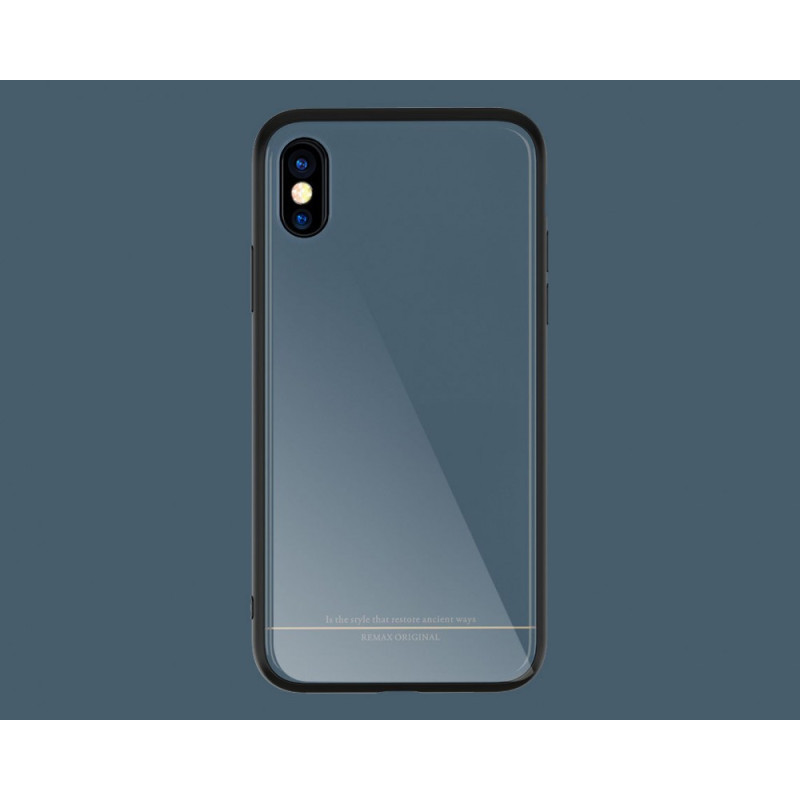 Remax RM-1653 iPhone X / XS (5,8") kék hátlap tok Remax RM-1653 iPhone X / XS (5,8") kék hátlap tok