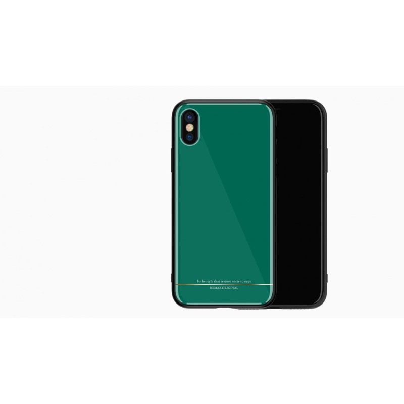 Remax RM-1653 iPhone X / XS (5,8") zöld fényes hátlap tok Remax RM-1653 iPhone X / XS (5,8") zöld fényes hátlap tok