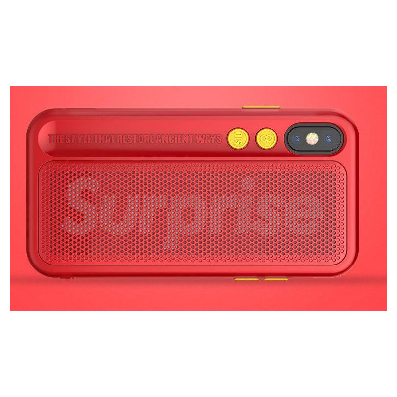 Remax RM-1656 iPhone X XS (5,8") piros hátlap tok Remax RM-1656 iPhone X XS (5,8") piros hátlap tok