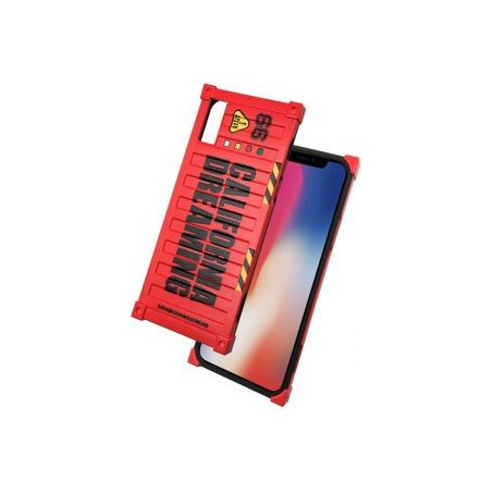 Remax RM-1657 iPhone X / XS (5,8") piros szilikon hátlap tok