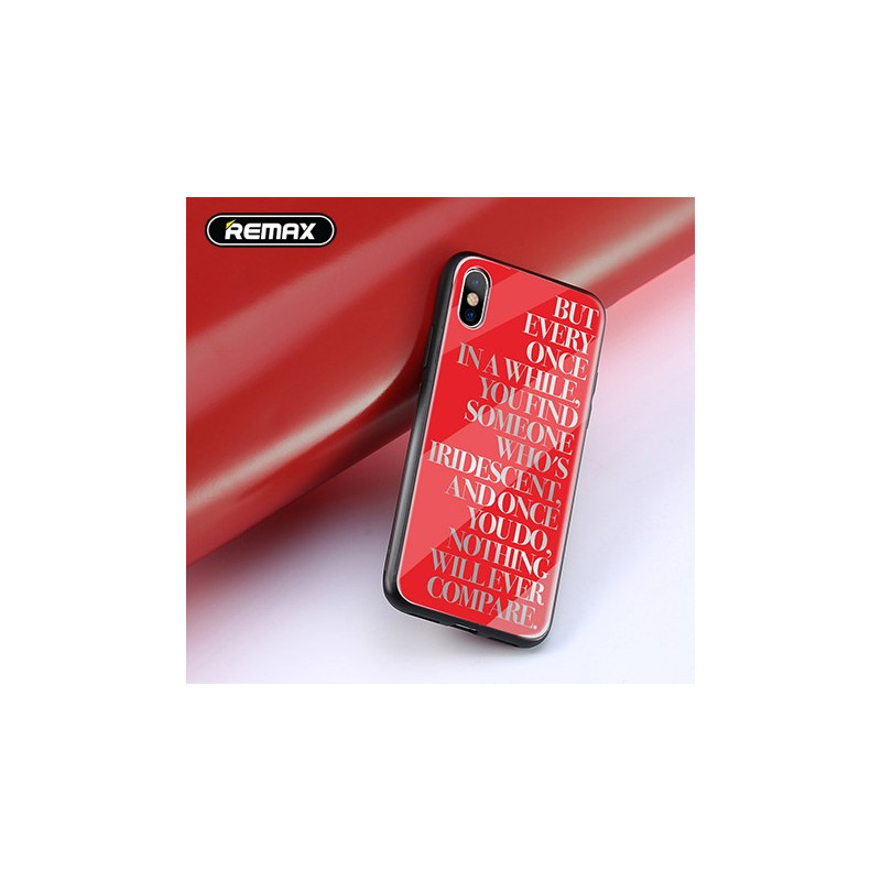 Remax RM-1660 iPhone X / XS (5,8") piros műanyag hátlap tok Remax RM-1660 iPhone X / XS (5,8") piros műanyag hátlap tok