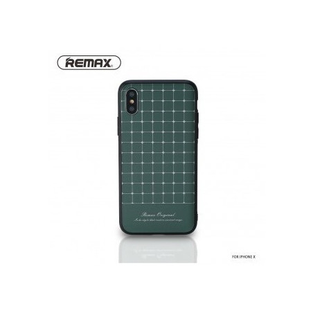 Remax RM-1660 iPhone X / XS (5,8") szürke műanyag hátlap tok