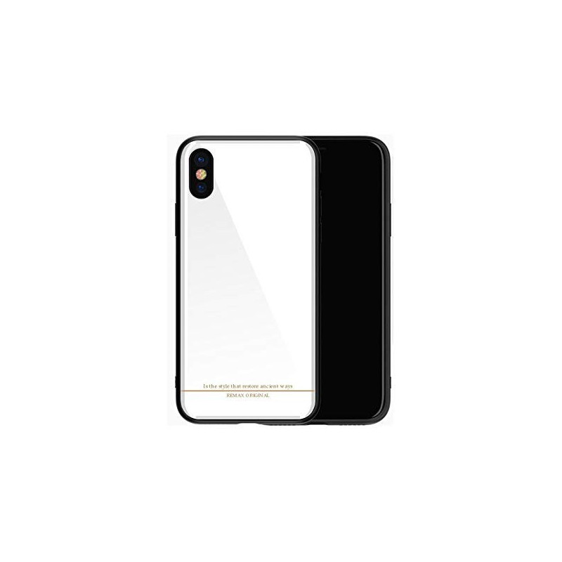 Remax RM-1665 iPhone X / XS (5,8") fehér fényes hátlap tok Remax RM-1665 iPhone X / XS (5,8") fehér fényes hátlap tok