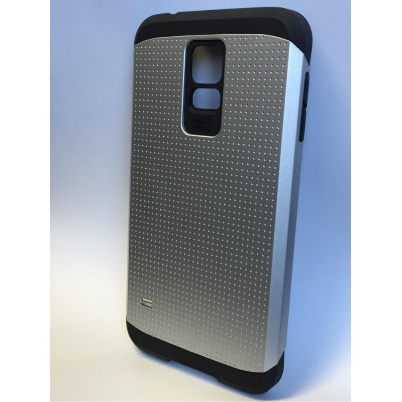 Samsung G900F Galaxy S5 Ezüst Armor Pöttyös Kemény Hátlap Tok Samsung G900F Galaxy S5 Ezüst Armor Pöttyös Kemény Hátlap Tok
