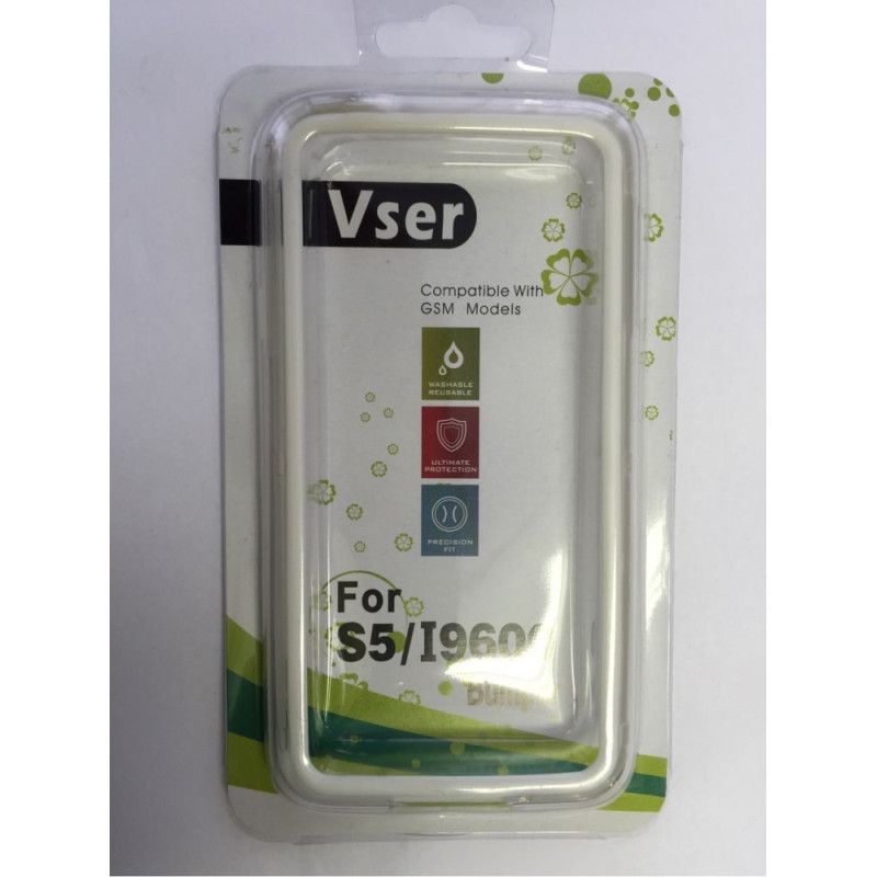 Samsung G900F Galaxy S5 FEHÉR-ÁTLÁTSZÓ BUMPER Samsung G900F Galaxy S5 FEHÉR-ÁTLÁTSZÓ BUMPER