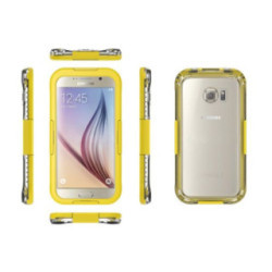 Samsung G928 Galaxy S6 Edge Plus sárga vízálló tok