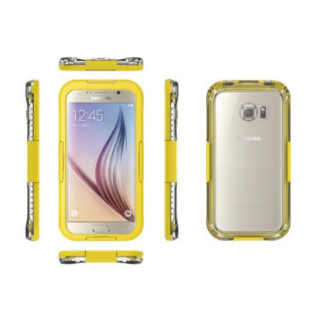 Samsung G928 Galaxy S6 Edge Plus sárga vízálló tok