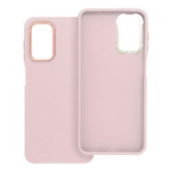 Samsung Galaxy A15 4G/5G hátlap tok, TPU tok, púderrózsaszín, SM-A155, SM-A156, Frame