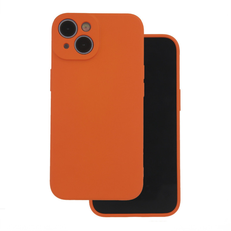 Samsung Galaxy A25 szilikon tok, hátlap tok, velúr belső, narancssárga, matt, SM-A256, Silicone Case Samsung Galaxy A25 szilikon tok, hátlap tok, velúr belső, narancssárga, matt, SM-A256, Silicone Case