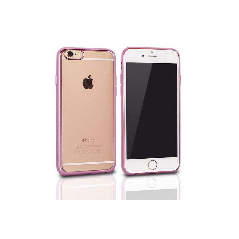 Samsung Galaxy A3 2017 szilikon tok, átlátszó / rózsaszín, SM-A320, színes keretes Samsung Galaxy A3 2017 szilikon tok, átlátszó / rózsaszín, SM-A320, színes keretes