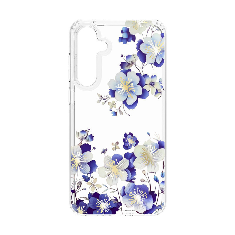 Samsung Galaxy A35 hátlap tok, kemény tok, TPU / PC tok, virág mintás, IMD Samsung Galaxy A35 hátlap tok, kemény tok, TPU / PC tok, virág mintás, IMD