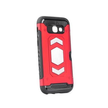 Samsung Galaxy J6 Plus ütésálló hátlap tok, mágneses, piros, SM-J610, Defender Magnetic