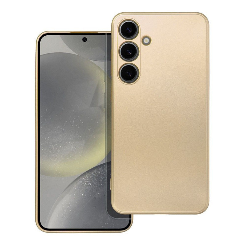 Samsung Galaxy S24 Plus hátlap tok, TPU tok, arany, SM-S926, Metallic Samsung Galaxy S24 Plus hátlap tok, TPU tok, arany, SM-S926, Metallic