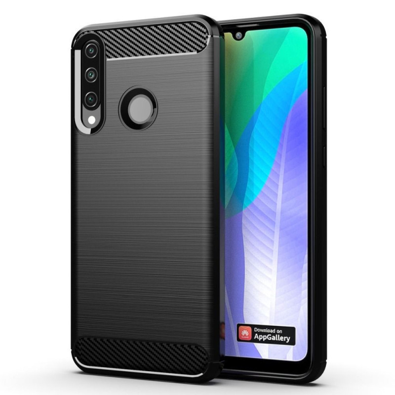 Honor 9A szilikon tok, fekete, Carbon fiber Honor 9A szilikon tok, fekete, Carbon fiber