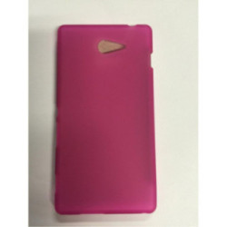 Sony Xperia M2 D2305 pink rózsaszín Szilikon tok