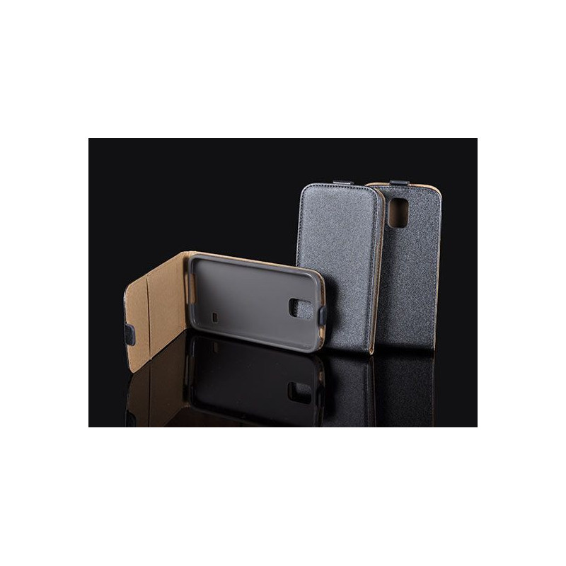 Sony Xperia Z5 Compact grafit szürke szilikon keretes vékony flip tok Sony Xperia Z5 Compact grafit szürke szilikon keretes vékony flip tok