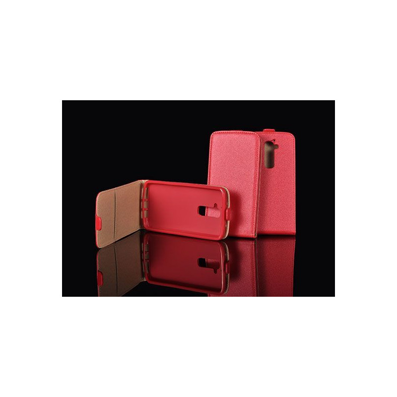 Sony Xperia Z5 Compact piros szilikon keretes vékony flip tok Sony Xperia Z5 Compact piros szilikon keretes vékony flip tok