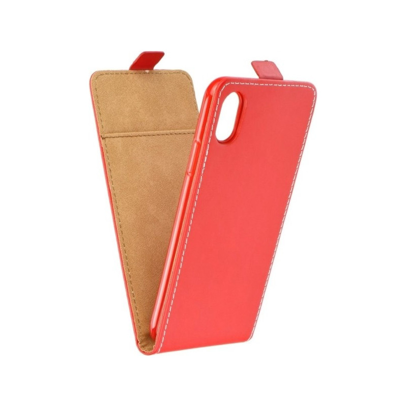 Sony Xperia Z5 E6603 piros szilikon keretes vékony flip tok Sony Xperia Z5 E6603 piros szilikon keretes vékony flip tok