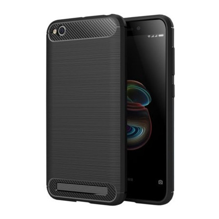 Xiaomi Redmi Go szilikon tok, fekete, Carbon fiber