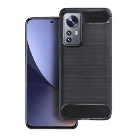 Xiaomi Redmi Note 10 Pro / Note 10 Pro Max szilikon tok, fekete, Carbon fiber